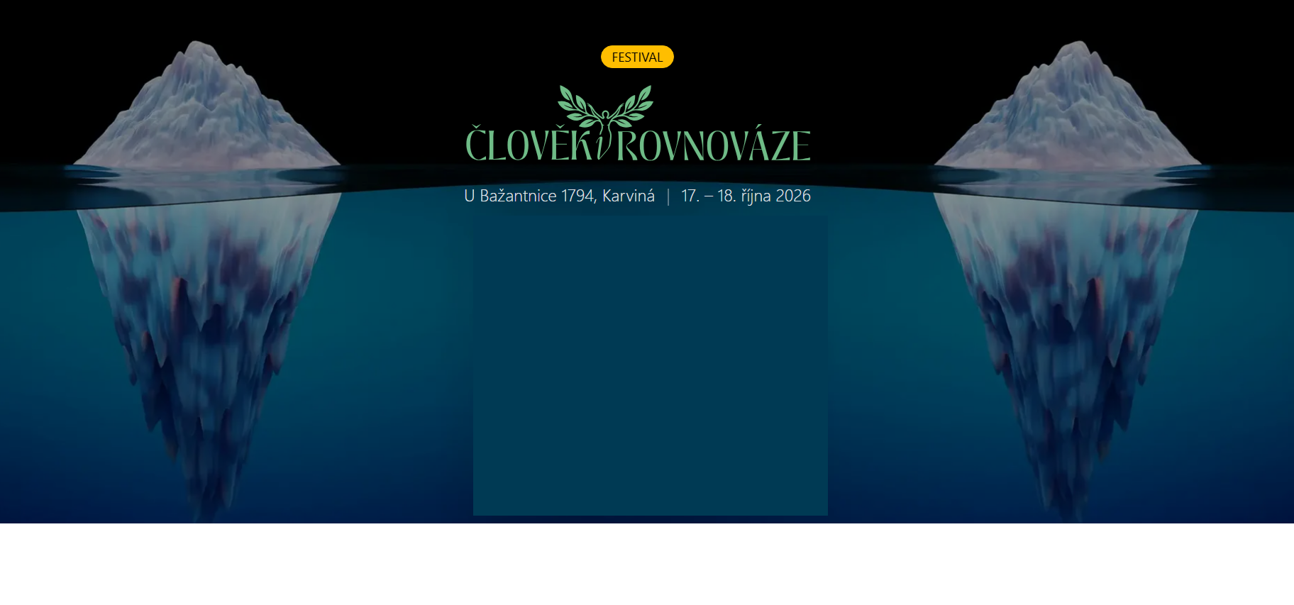 Festival - Člověk v rovnováze 